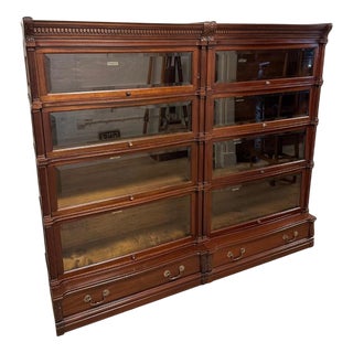 Antique Bookcase from Globe Wernicke, Set of 8 For Sale