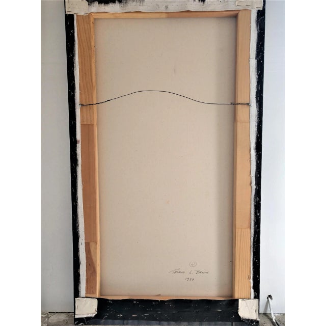 Realism Radish Trompe l'Oeil Gallery Wrapped Still Life Painting by Thomas L. Brown For Sale - Image 3 of 6