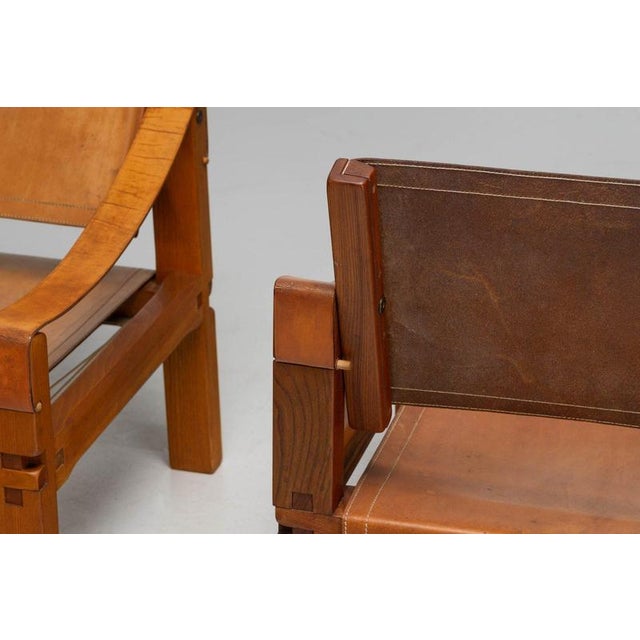 S10 Lounge Chairs by Pierre Chapo, France, 1964, Set of 2 For Sale - Image 14 of 18