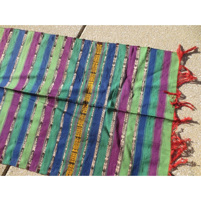 Mexican Rebozo Scarf Table Runner For Sale In New York - Image 6 of 6