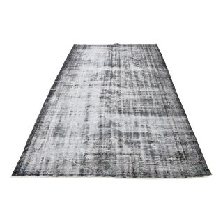 Vintage Rug in Cotton & Wool For Sale