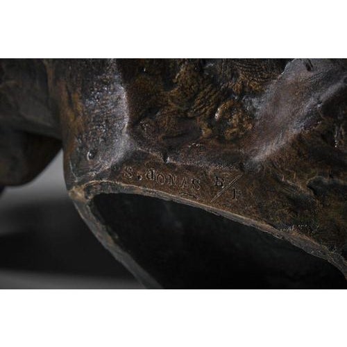 Abstract Bronze Sculpture by Siegfried Jonas, 1961 For Sale - Image 13 of 14