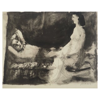 Pablo Picasso, The Lovers, Lithograph and Stencil For Sale