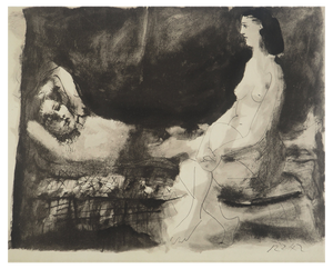 Pablo Picasso, The Lovers, Lithograph and Stencil