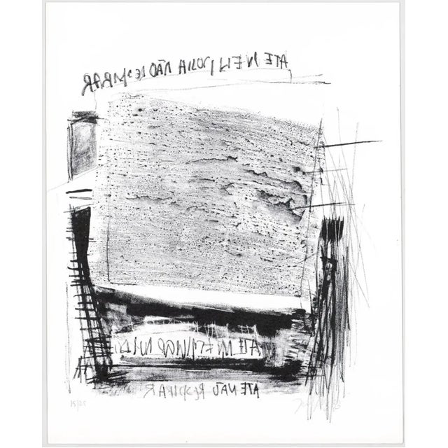 Jussara Age "AR" litho, pencil signed, dated and number 15 of 25. From the 1993 Maryland Printmakers Exchange Folio, a...