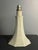 Lovely suede xl table lamp ( 64 cm with a diameter of 50cm ) attributed to the 60s and 70s and most likely made in...
