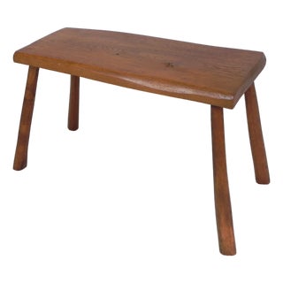 Vintage Wooden Tree Trunk Side Table, 1960s For Sale