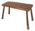 Vintage Wooden Tree Trunk Side Table, 1960s For Sale