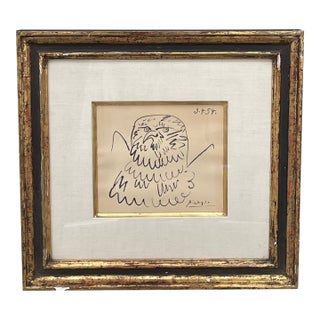 1950s Picasso Eagle Drawing For Sale