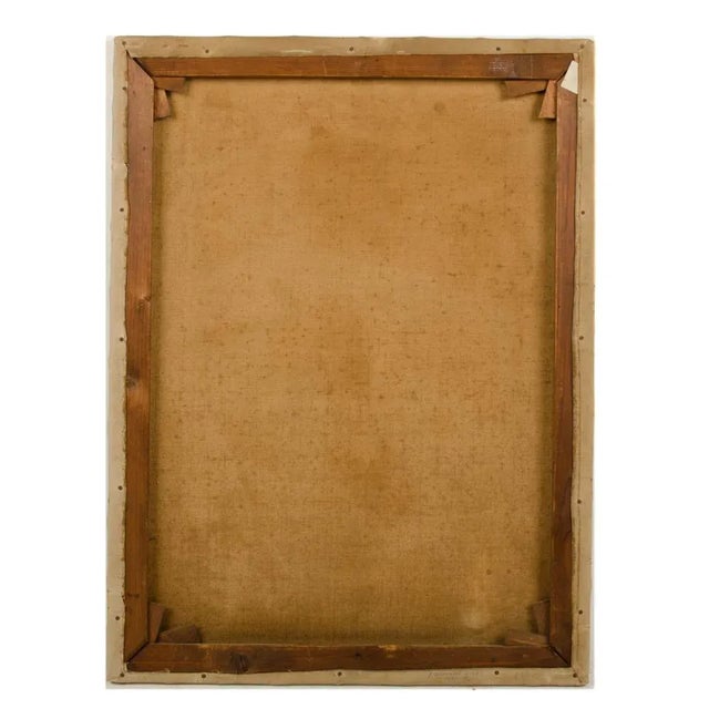 Early 20th Century Portrait of a Young Musician Oil Painting by Leonard Watts For Sale - Image 10 of 11