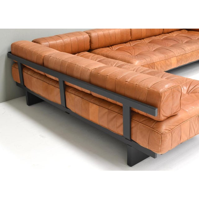 Vintage DS80 Daybed Sofa in Cognac Tan Leather from de Sede, 1970s For Sale - Image 10 of 18