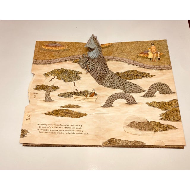 1980s “ the Dwindling Party “by Edward Gorey a Classic Tale of a Family Created as an Interactive Journey With Spinners Tabs to Pull Surprises Throughout For Sale - Image 5 of 11