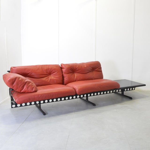 Ouverture Sofa by Pierluigi Cerri for Poltrona Frau, 1980s, in Good conditions. Designed 1980 to 1989 This piece has an...