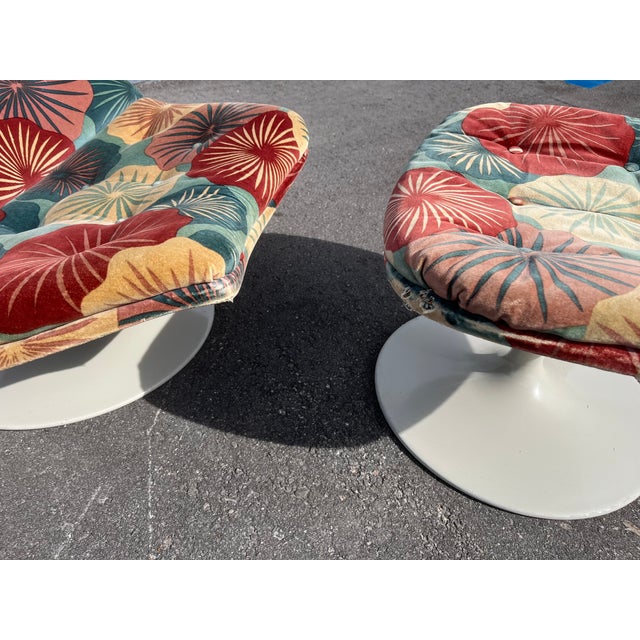 Mid Century F588 Lounge Chair With Ottoman by Geoffrey Harcourt Artifort, 1970s For Sale - Image 10 of 16