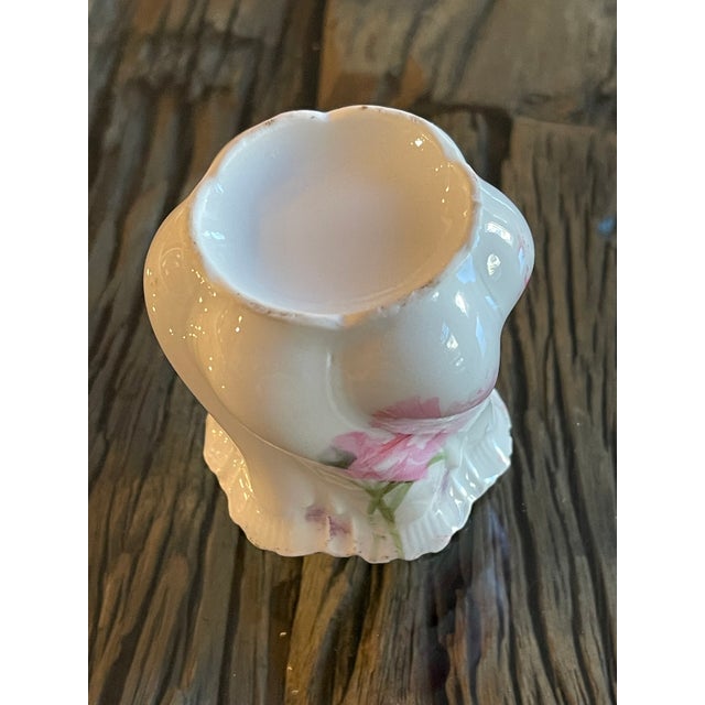 Small Early 1900s Victorian Porcelain Vase For Sale - Image 4 of 4