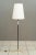 Two kalmar floor lamps around 1950s with fabric shades Polished and stove enamelled Fabric shades are replaced ( new ). I...