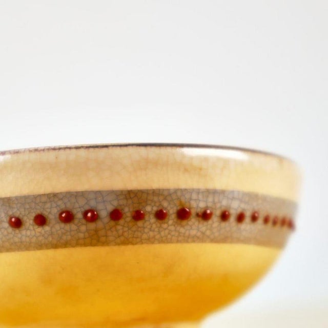 Antique Asian Glazed Ceramic Bowl, 1900s For Sale - Image 6 of 9