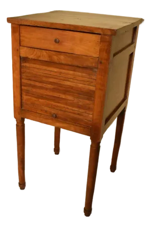 Late 19th Century French Nightstand in Fruitwood of the Directoire Era