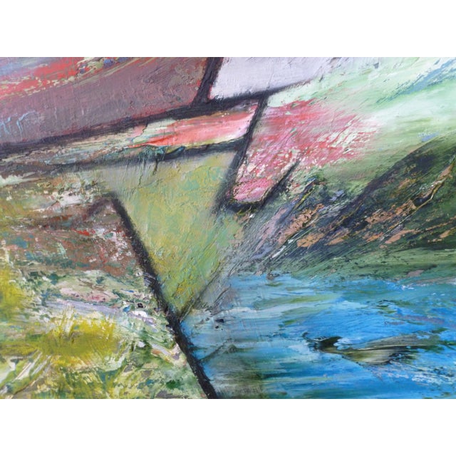 "Kiss It Goodbye" Abstract Oil Painting by Scott Spencer For Sale In Los Angeles - Image 6 of 7