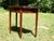 Early 20th Century Antique Federal Style Inlaid Mahogany Game Card Table Demilune Console Table For Sale - Image 5 of 13