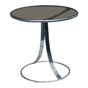 Gardner Leaver for Steelcase Stainless Side Table
