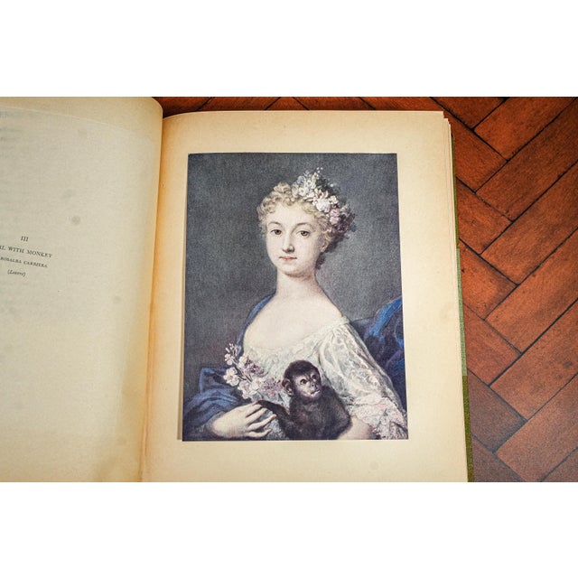 Animal Skin Nice Illustrated French Pastellists Haldane MacFall Antique Leather Art Book For Sale - Image 7 of 16