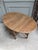 Wood Oval Drop-Leaf Coffee Table, 1950s For Sale - Image 7 of 9