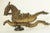 This antique Indian betel nut cutter has the finest detailing I've seen on a brass tool of this kind. The integrated...