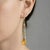 Art Nouveau Citrine Drop Earrings Silver, Gold, A Pair For Sale - Image 6 of 6