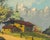 Post Impressionist Illegibly Signed Rocky Mountain Landscape Oil For Sale - Image 3 of 9