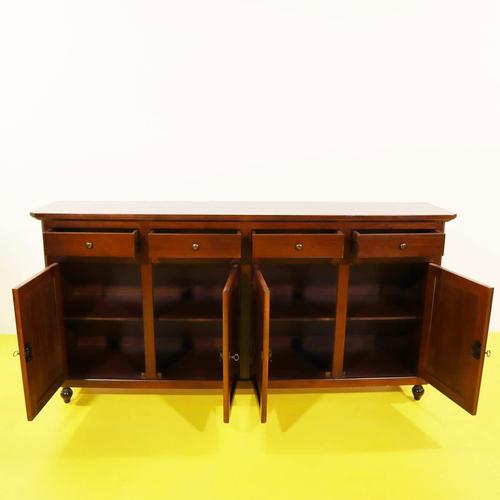Wooden Sideboard with Four Doors and Four Drawers For Sale - Image 9 of 14