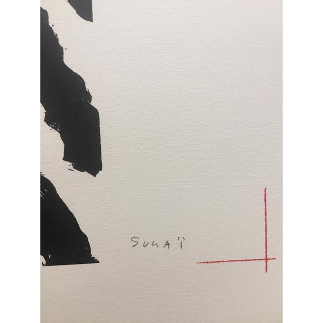 Kumi Sugai S (Yellow arrow), 1990 Lithograph with embossing signed and numbered in pencil by the artist edition in 99...