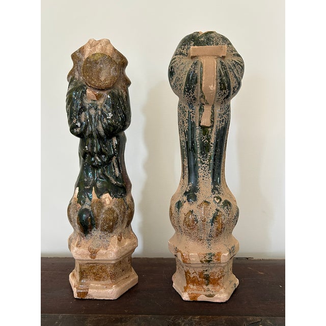 Glazed Terracotta Chinese Statues For Sale - Image 11 of 11