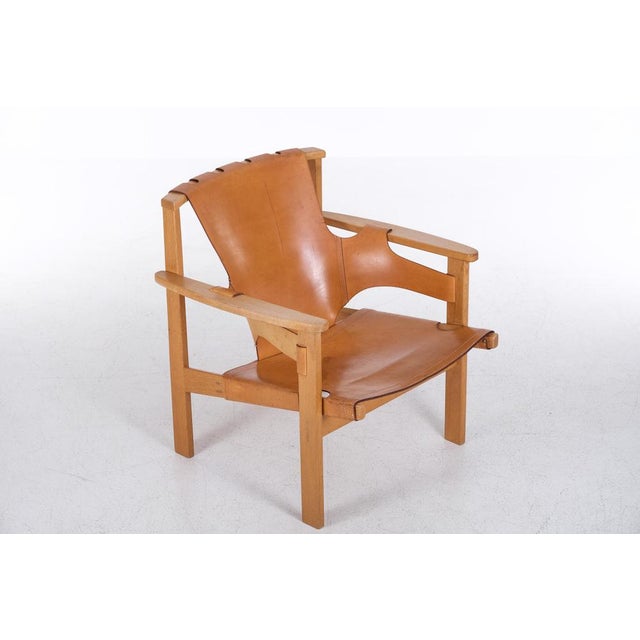 Cream Trienna Easy Chair by Carl-Axel Acking, 1960s For Sale - Image 8 of 14