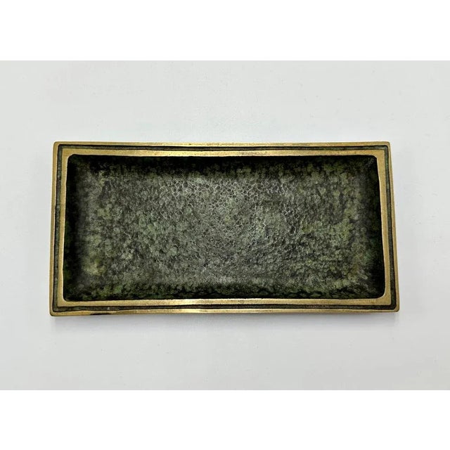 Tray in Bronze from Hagenauer Workshops, 1960s For Sale - Image 6 of 8