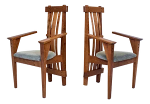 Arts and Crafts Douglas Green for Green Furniture Design Armchairs