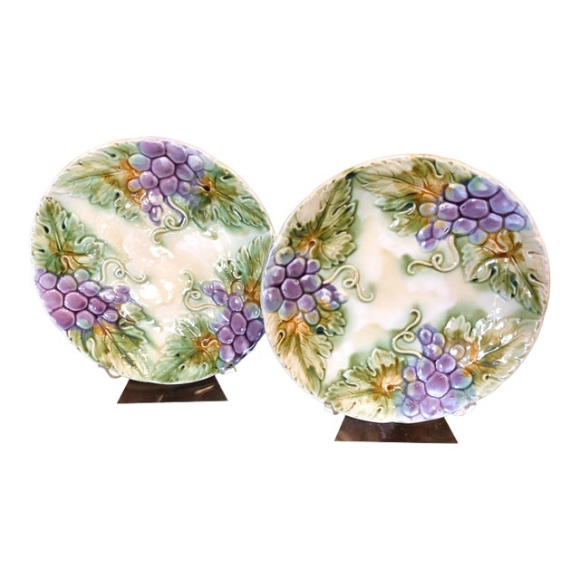 French 19th Century Grape Plate For Sale