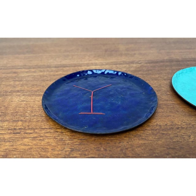 Mid-Century Metal Cocktail Coasters, 1960s, Set of 4 For Sale - Image 18 of 18