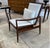 Mid-Century Modern Modern History Brachisto Mid Century Modern Lounge Chair Walnut/Off-White For Sale - Image 3 of 6
