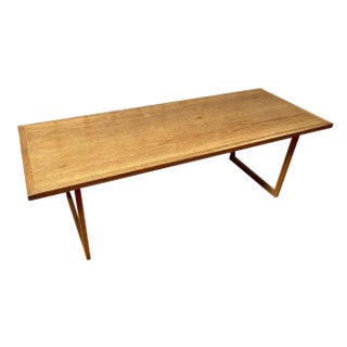 Large Danish Coffee Table by Rud Thygensen For Sale