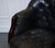 Gold Vintage Chesterfield Dark Aged Grey Leather Directors Swifel Captains Chair For Sale - Image 8 of 16