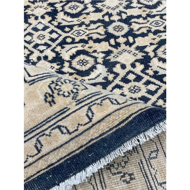 Traditional 2010s Vintage Persian Herati Style Runner Rug 4x10 For Sale - Image 3 of 10
