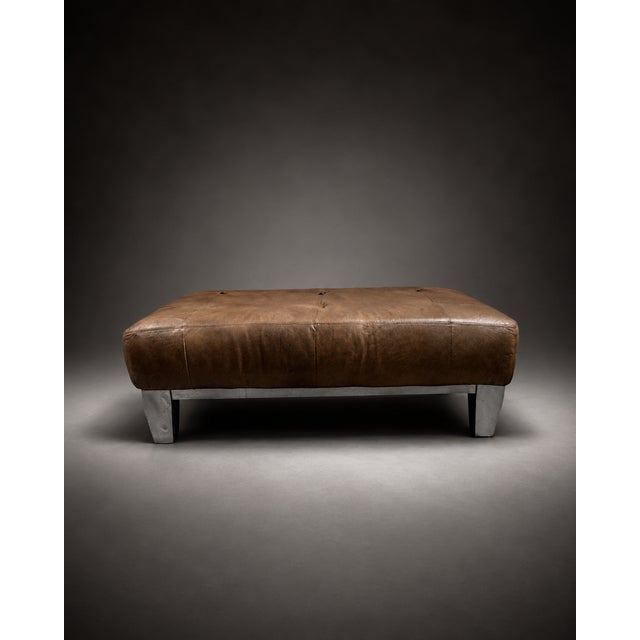 The LOOM Ironhide Leather Bench is a one-of-one studio-finished seating object defined by weight, texture, and restrained...
