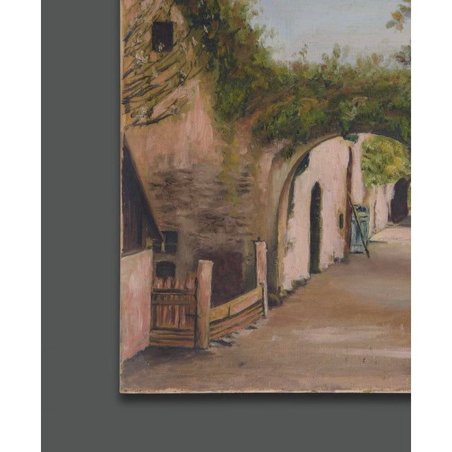 Bruno Avesani, Italian Landscape, 1950s, Oil on Canvas For Sale - Image 9 of 12