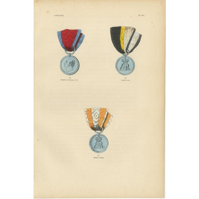 Civil and Military Medals, 1844, Paper | Chairish