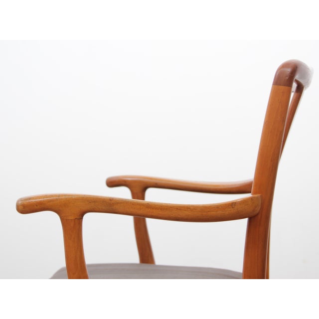 Set of Scandinavian FH43 Armchairs by Ole Wanscher for Fritz Hansen, 1943 For Sale - Image 13 of 18