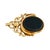 Early 20th Century Antique 14k Gold Mother-of-Pearl and Onyx Flip Fob Pendant For Sale - Image 5 of 11