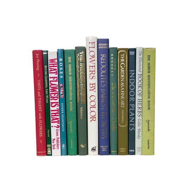 Distinguish any space with our Vintage Gardening SubjectPak. One linear foot of authentic vintage cloth and dust jacketed...