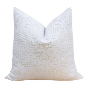 Azalea Euro Applique Pillow Cover