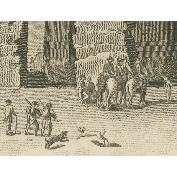 Denon, Ruins of the Temple of Hermopolis, 1820, Copperplate Engraving For Sale - Image 3 of 6